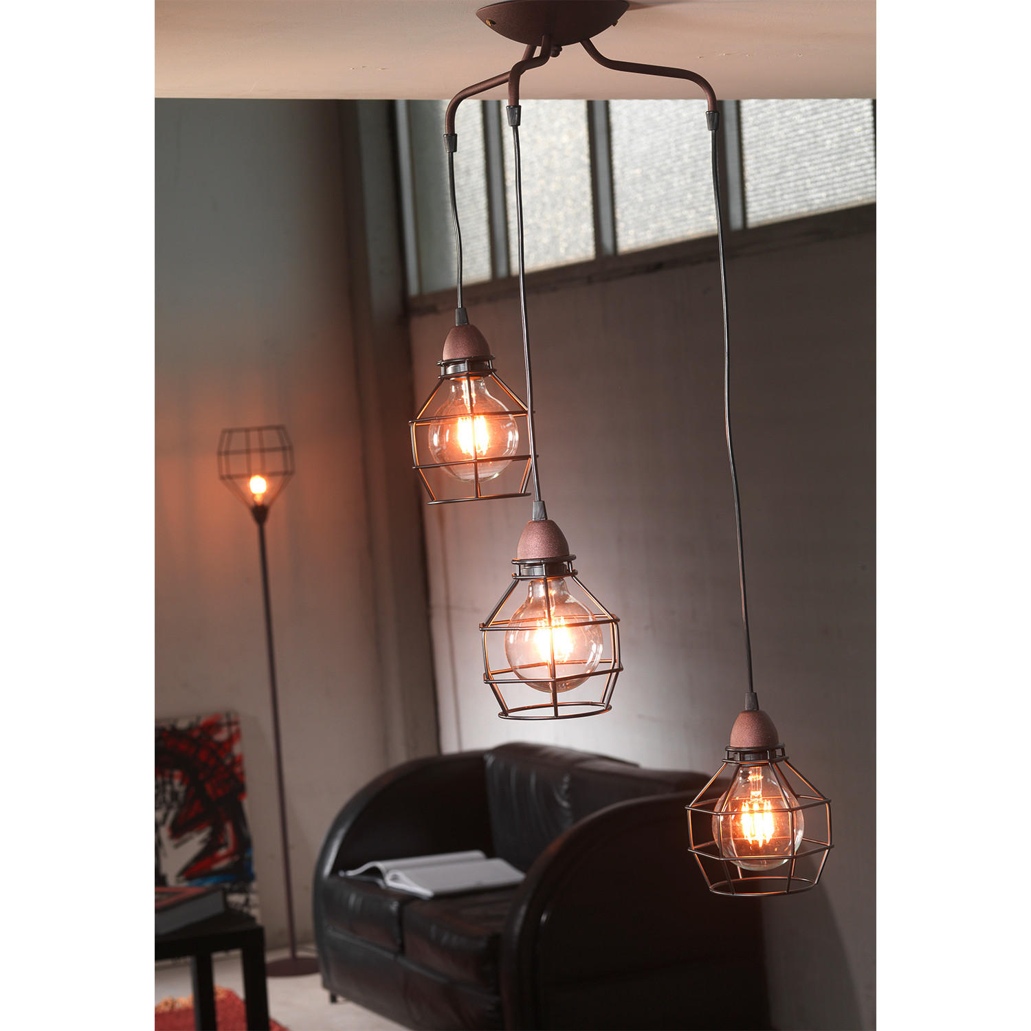 HÄNGELEUCHTE 40/94 cm   - Schwarz, LIFESTYLE, Metall (40/94cm)