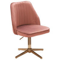 STOL, roza  - zlate barve/roza, Konvencionalno (60/100/60cm) - MID.YOU