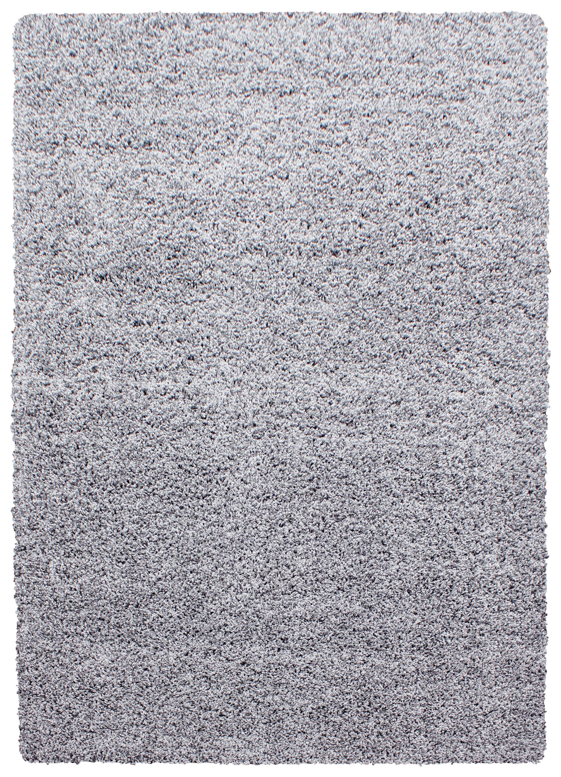 Hochflor Teppich Hellgrau Life 160x230 cm