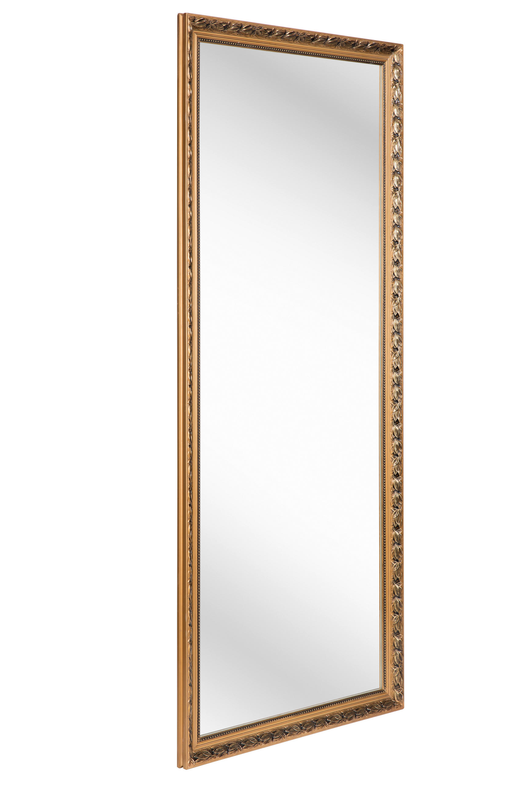 WANDSPIEGEL 70/170/3 cm    in rechteckig  - Goldfarben, LIFESTYLE, Glas/Holz (70/170/3cm) - Carryhome