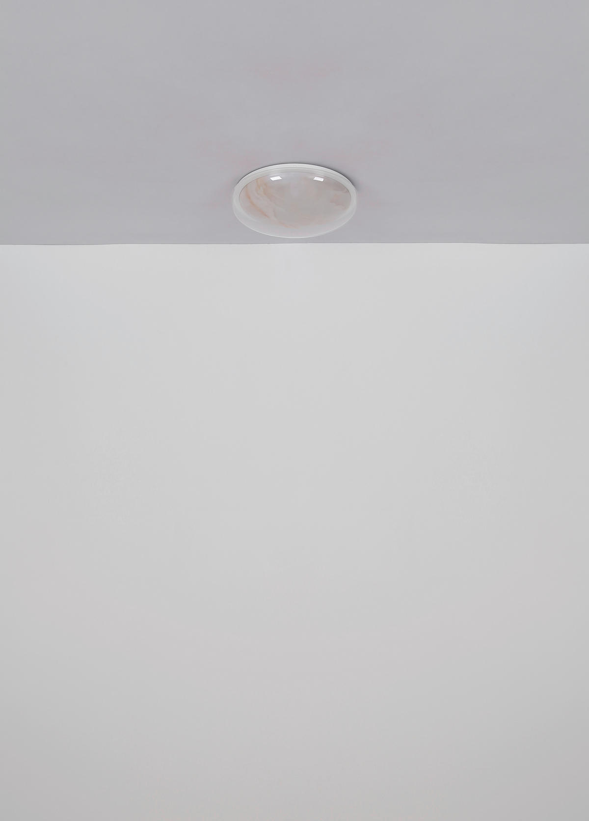 STROPNÍ LED SVÍTIDLO, 38,5/8 cm  - bílá/čiré, Basics, kov/plast (38,5/8cm) - Globo