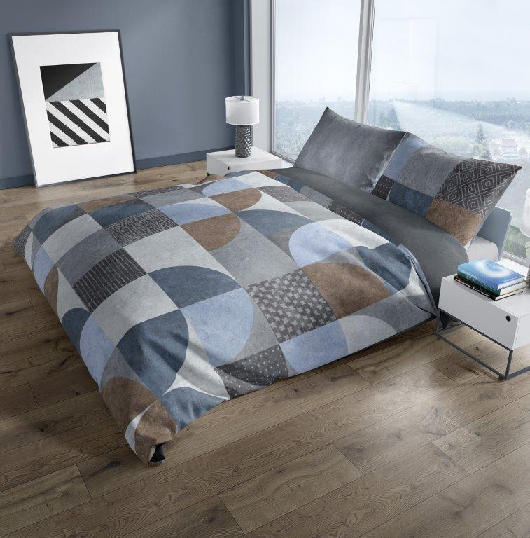 POSTELJINA SA DVA LICA 200/200 cm saten siva  - siva, Osnovno, tekstil (200/200cm) - Esposa