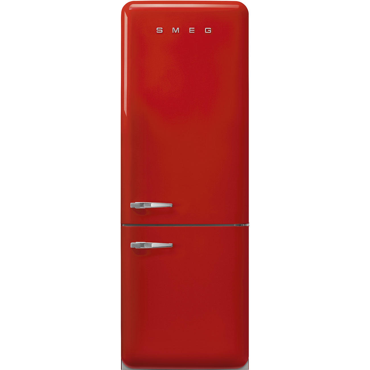 KÜHL-GEFRIER-KOMBINATION FAB38RRD5  - Rot, Basics, Metall (70,6/205/71,1cm) - SMEG