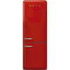 KÜHL-GEFRIER-KOMBINATION FAB38RRD5  - Rot, Basics, Metall (70,6/205/71,1cm) - SMEG