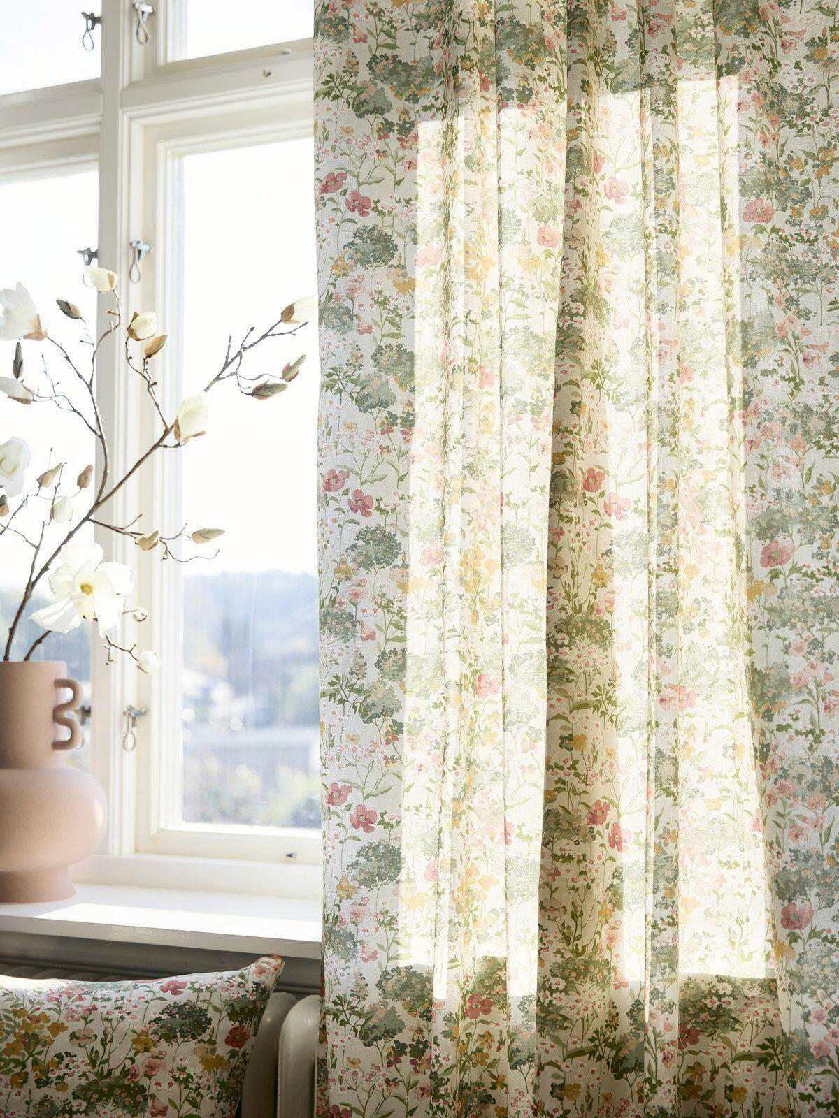 FERTIGVORHANG halbtransparent  - Multicolor, Design, Textil (135/280cm) - Svanefors