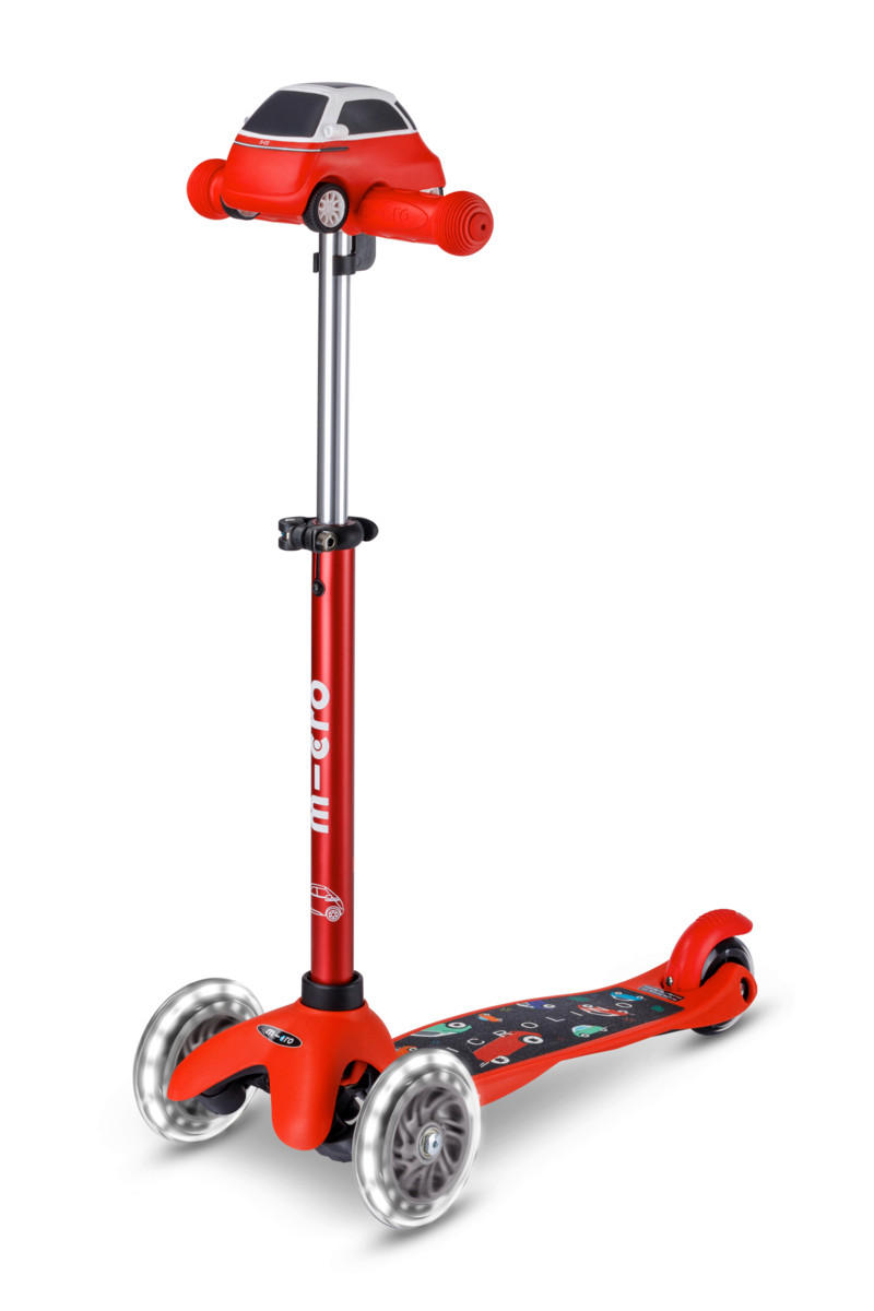 KINDERSCOOTER Minilino  - Rot, Basics, Kunststoff (55/26,5/49-67cm)