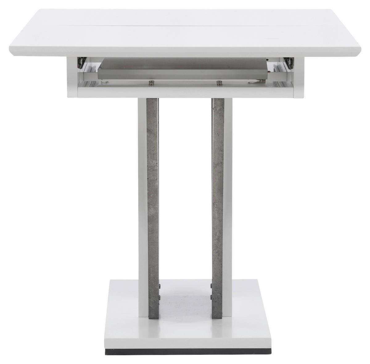 ESSTISCH in Holzwerkstoff 120/80/76 cm  - Weiß/Grau, Design, Holz/Holzwerkstoff (120/80/76cm) - Livetastic