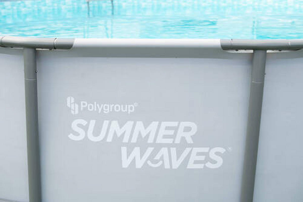 POOL PGP4001852B-AN 549/132 cm  - Anthrazit, KONVENTIONELL, Kunststoff (549/132cm) - Ambia Garden