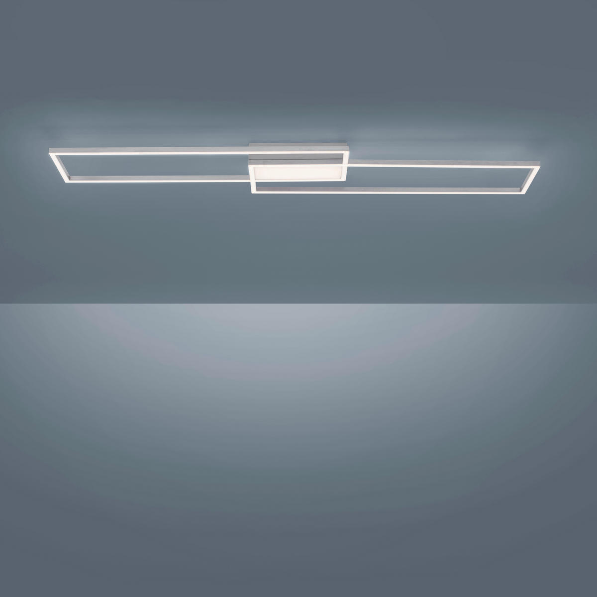 LED-Deckenleuchte 109,5/25,5/6 cm   - Silberfarben, Basics, Kunststoff/Metall (109,5/25,5/6cm)
