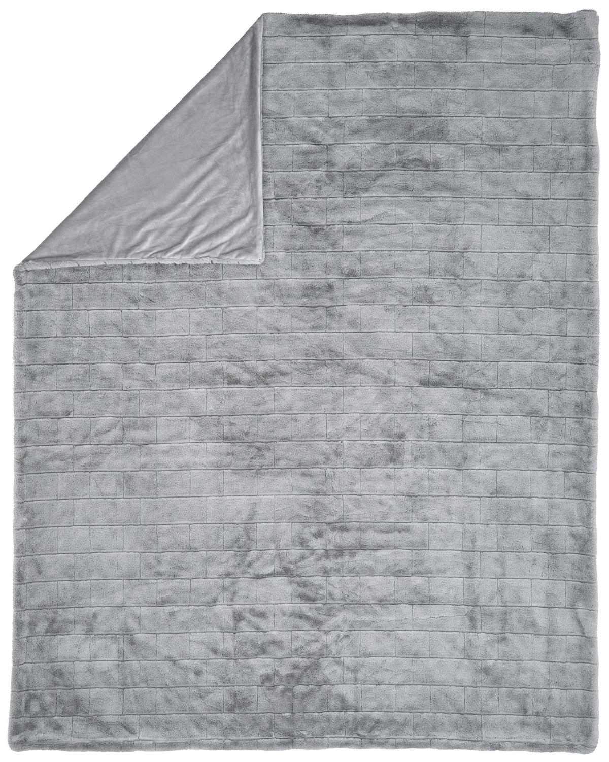 PĂTURĂ DIN BLANĂ 150/200 cm  - gri, Konventionell, textil (150/200cm) - Dieter Knoll