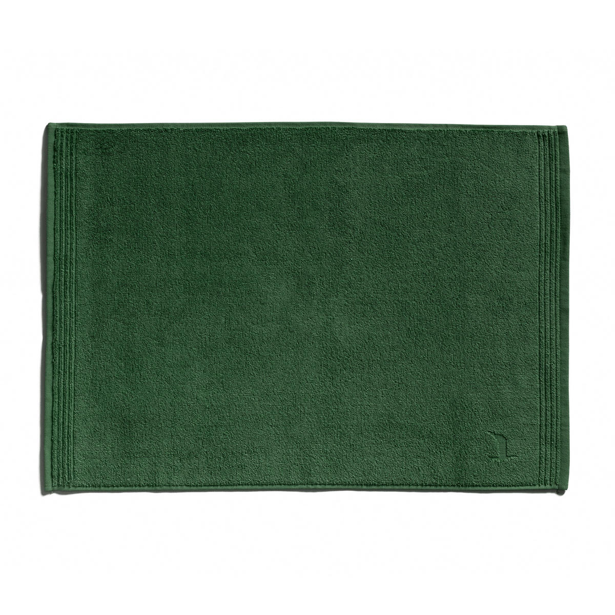 BADEMATTE Superwuschel Dunkelgrün 50/70 cm  - Dunkelgrün, Basics, Textil (50/70cm) - Moeve