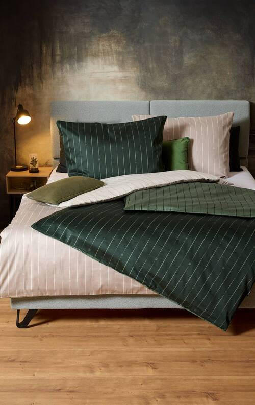 OBOUSTRANNÉ POVLEČENÍ, satén, zelená, 140/200 cm - zelená, Basics, textil (140/200cm) - Dieter Knoll