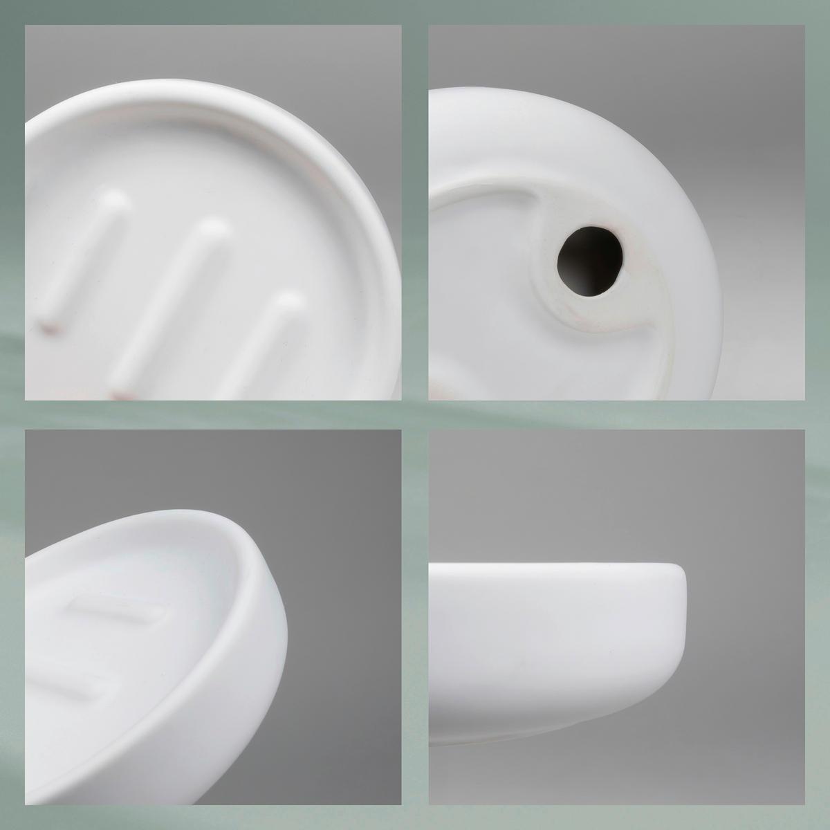 SEIFENSCHALE Keramik  - Weiß, Basics, Keramik (11,5/3cm) - Kela