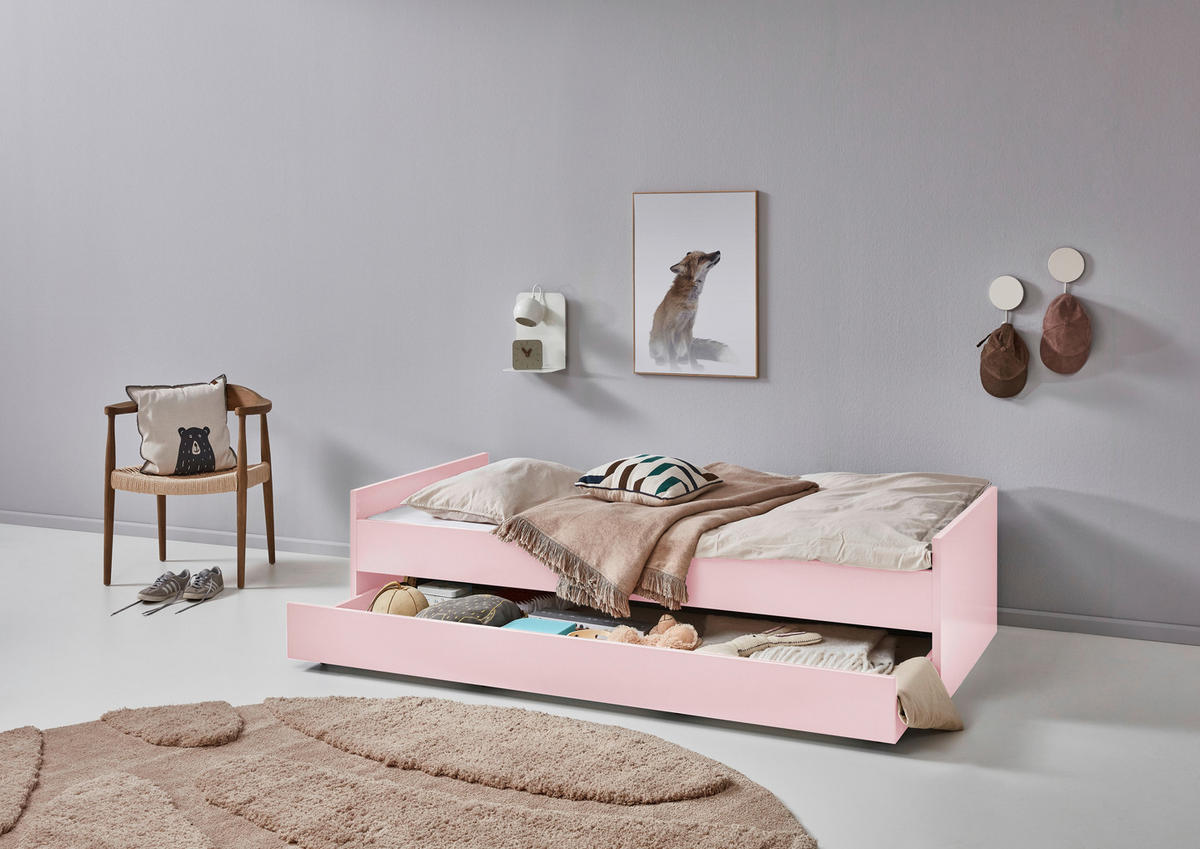 FÖRVARING rosa  - rosa, Lifestyle, trämaterial/plast (94/20/199cm) - Stylife