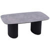 COUCHTISCH 120/70/45 cm rechteckig Grau, Schwarz  - Schwarz/Grau, Design, Keramik/Holzwerkstoff (120/70/45cm) - Stylife