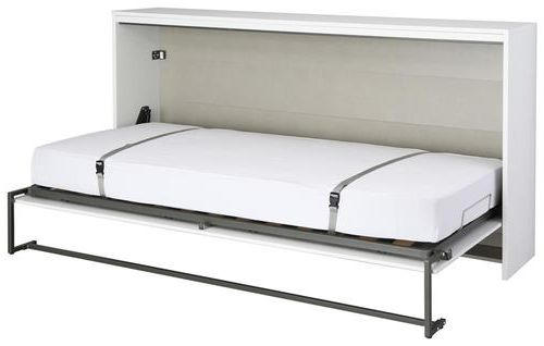 Klappbett in Holzwerkstoff Weiß