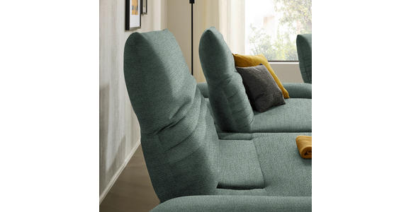 ECKSOFA  in Chenille Blaugrau  170-195/280 cm  - Blaugrau/Schwarz, Design, Textil/Metall (170-195/280cm) - Dieter Knoll