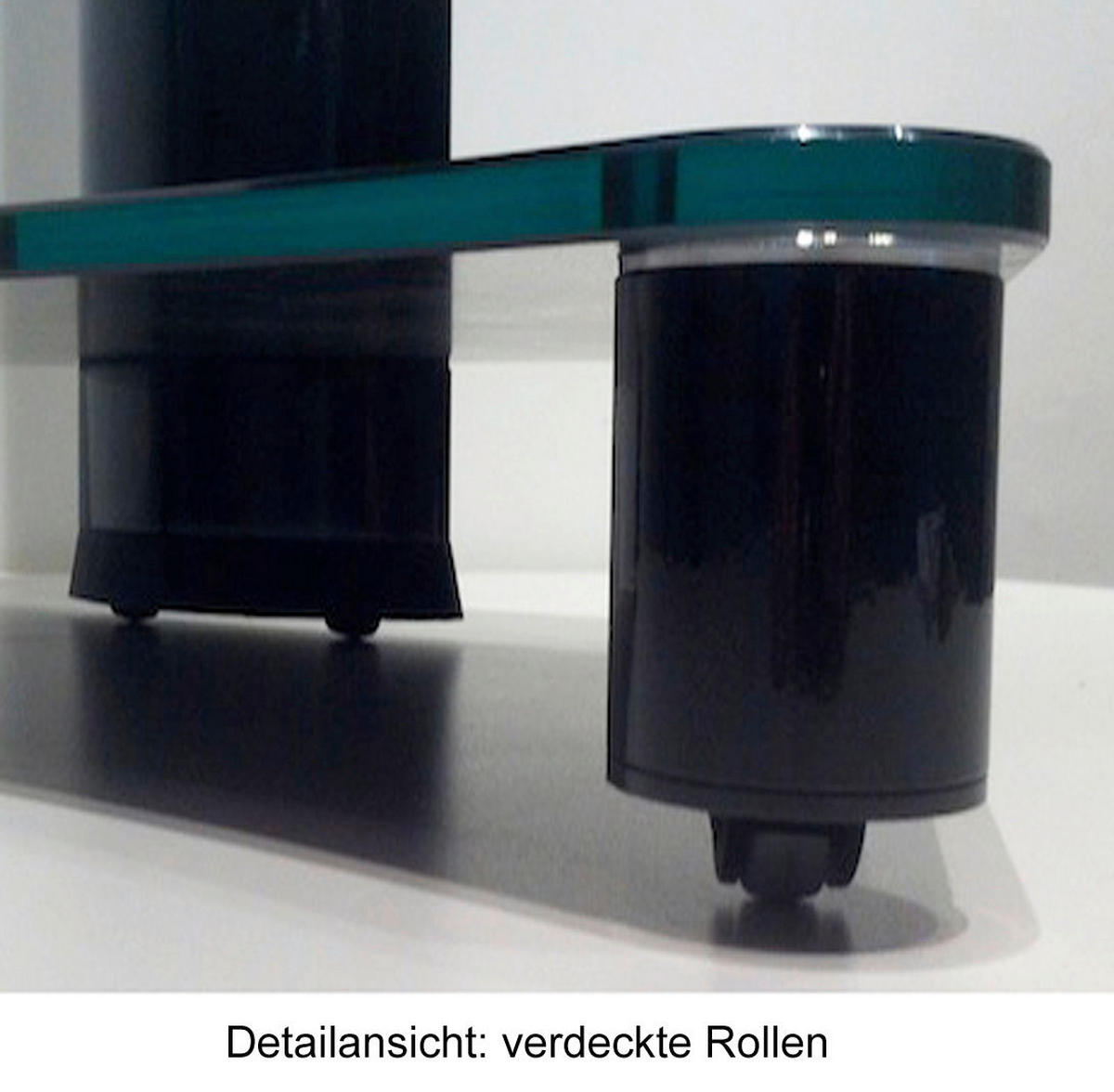 TV-RACK 60/100/44 cm  - Transparent/Silberfarben, KONVENTIONELL, Glas/Metall (60/100/44cm) - MID.YOU