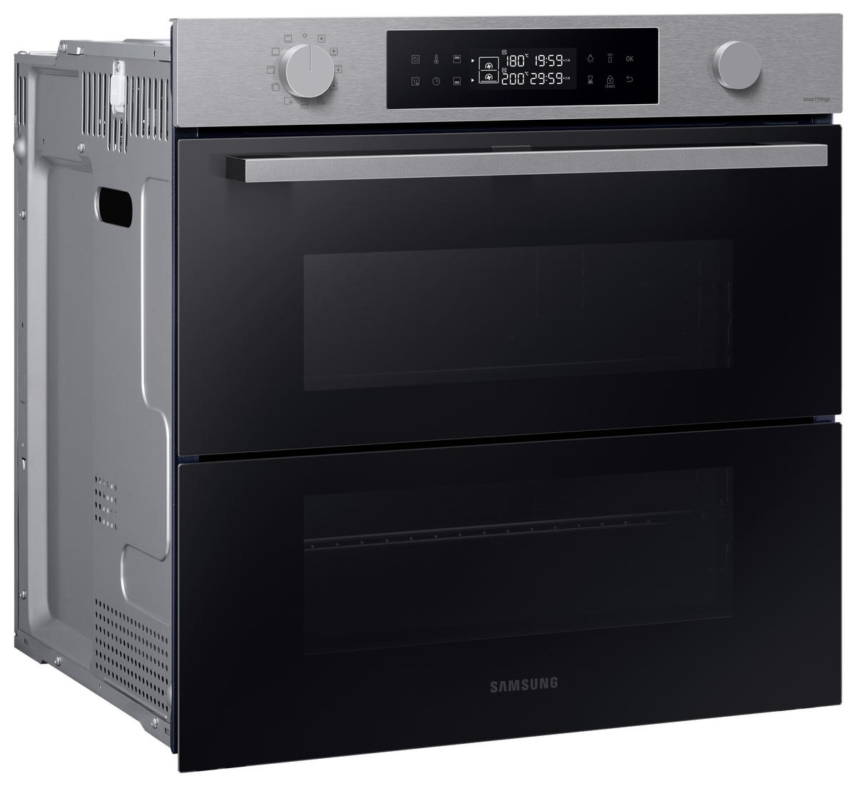 BACKOFEN NV7B4545VAS/U3  - Silberfarben, Design, Glas/Keramik (59,5/59,6/57,1cm) - Samsung