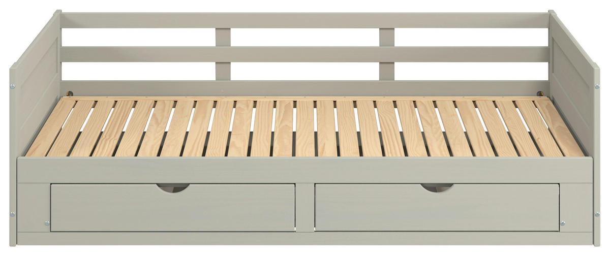 AUSZIEHBETT 200/100 cm Taupe  - Taupe/Naturfarben, Modern, Holz/Holzwerkstoff (200/100cm) - MID.YOU