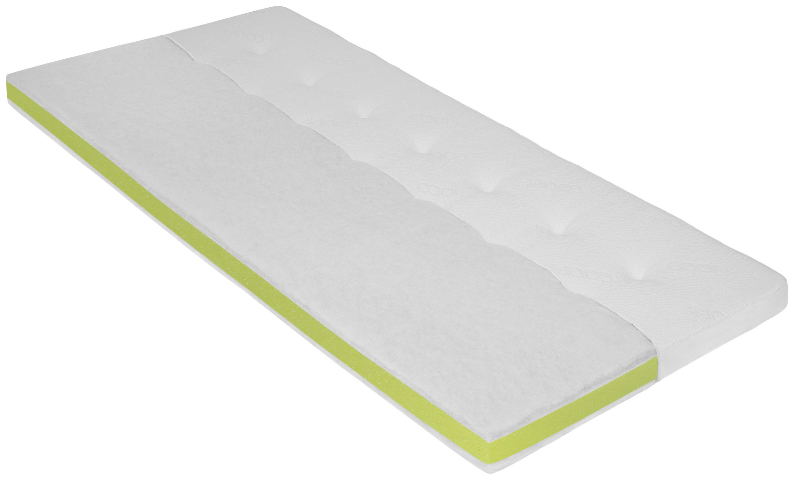 TOPPER 140/200 cm Höhe ca. 8 cm  - Weiß, Basics, Textil (140/200cm) - Boxxx