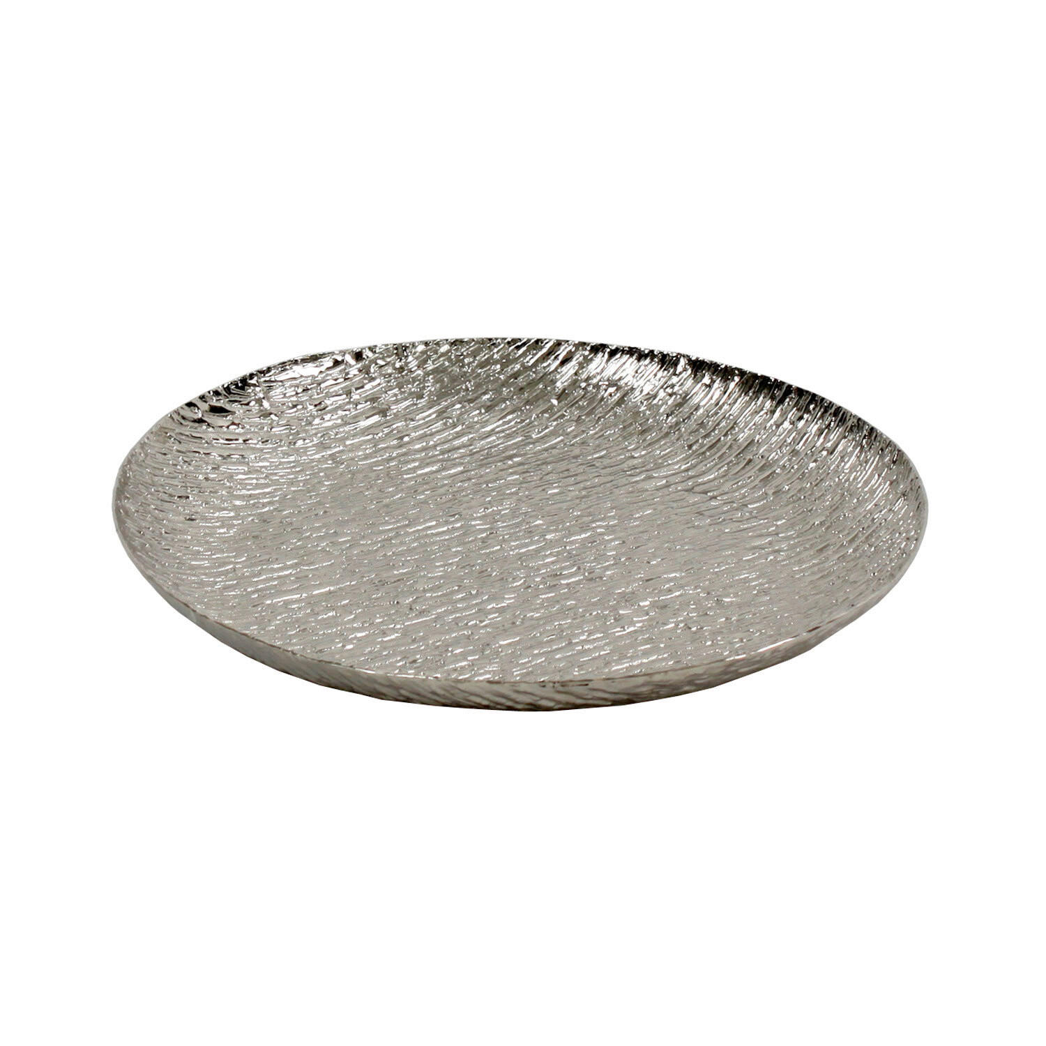 DEKOTABLETT - Silberfarben, Trend, Metall (31cm)