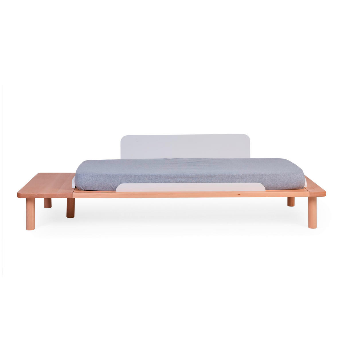 GITTERBETT Evobed 5in1 Naturel inkl. Rausfallschutz B140PLF  - Weiß/Naturfarben, KONVENTIONELL (182/84/84cm) - Childhome