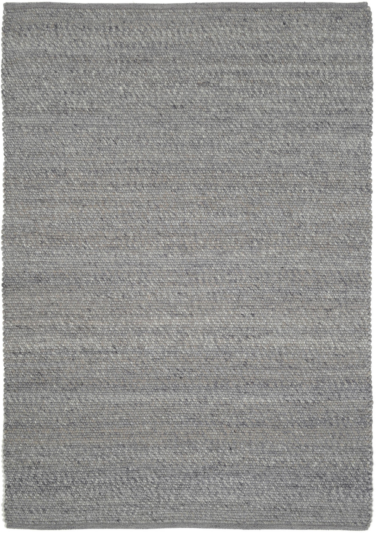 HANDWEBTEPPICH 70/140 cm Helsinki Grau  - Grau, Basics, Textil (70/140cm) - Linea Natura