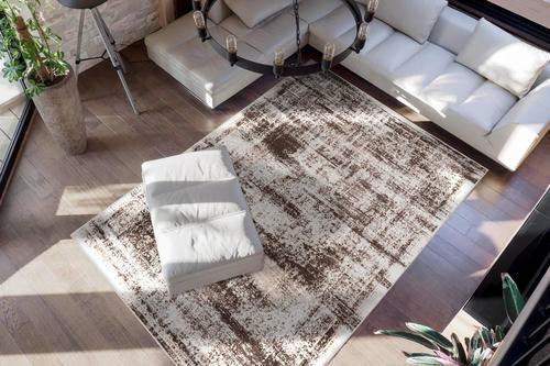 Thumbnail - Kayoom Vintage-Teppich, Braun, Taupe, Textil, orientalisch, rechteckig, 160x230 cm, Oeko-Tex® Standard 100, Teppiche & B...