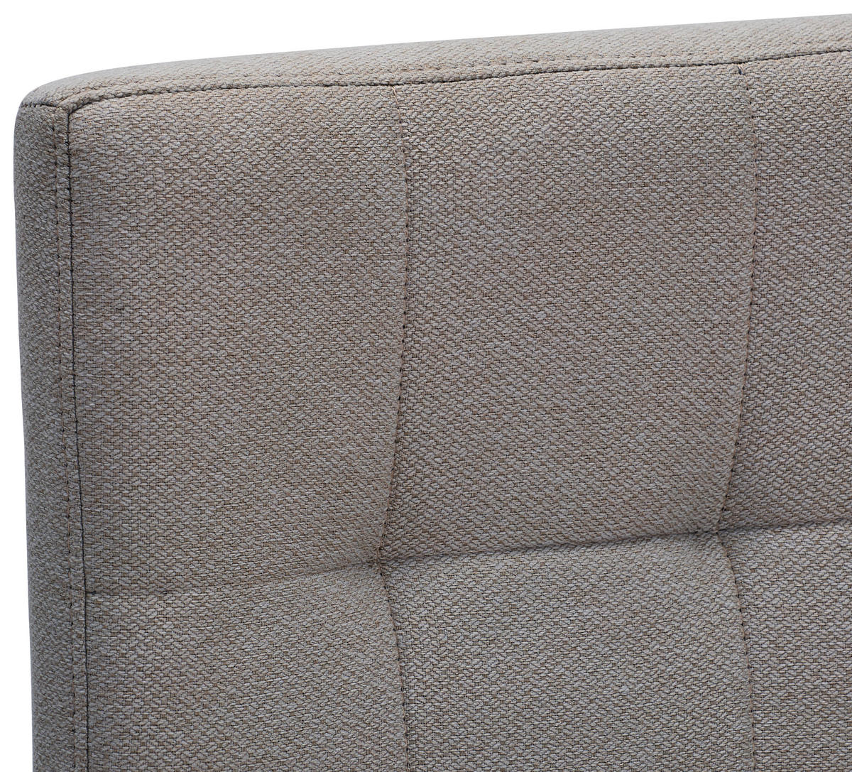BARHOCKER Webstoff Schwarz, Hellgrau Eisen Stoffauswahl  - Hellgrau/Schwarz, Design, Textil/Metall (42/102/50cm) - home24