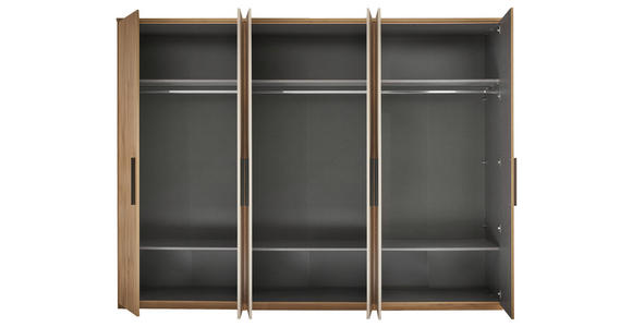 DREHTÜRENSCHRANK 300/228/60 cm,  in Eichefarben, Kaschmir, 6-türig  - Kaschmir/Eichefarben, Design, Holzwerkstoff/Metall (300/228/60cm) - Xora