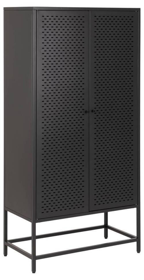 HIGHBOARD Newcastle in 80/160/40 cm - Schwarz, KONVENTIONELL, Metall (80/160/40cm) - MID.YOU