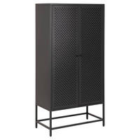 HIGHBOARD Newcastle  in 80/160/40 cm  - Schwarz, KONVENTIONELL, Metall (80/160/40cm)