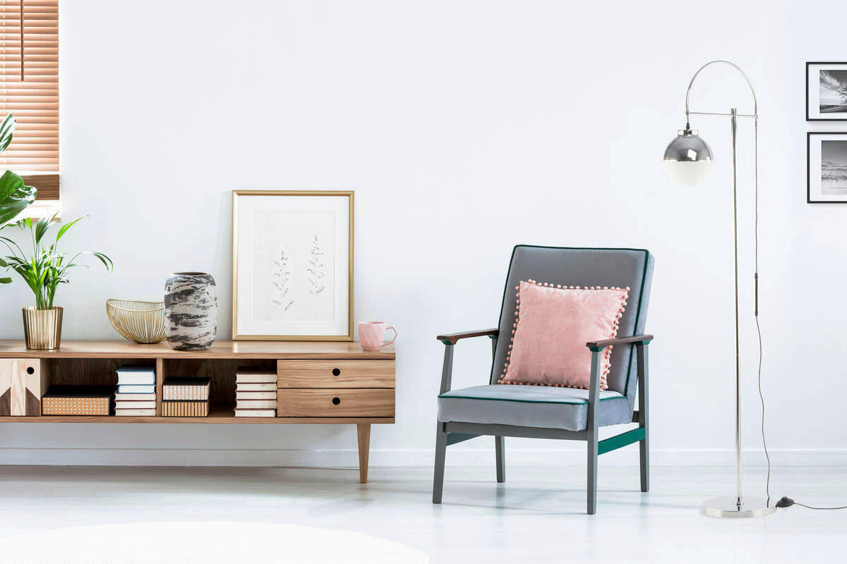 STEHLEUCHTE  44/160/44 cm   - Silberfarben/Goldfarben, Design, Glas/Metall (44/160/44cm) - Kayoom