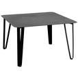 COUCHTISCH quadratisch Schwarz 75/75/45 cm  - Schwarz, Design, Metall (75/75/45cm) - Xora