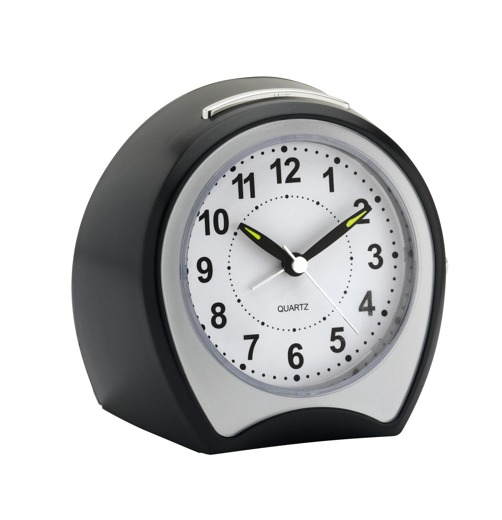 WECKER 11,5/13/7 cm   - Schwarz, KONVENTIONELL, Kunststoff (11,5/13/7cm)