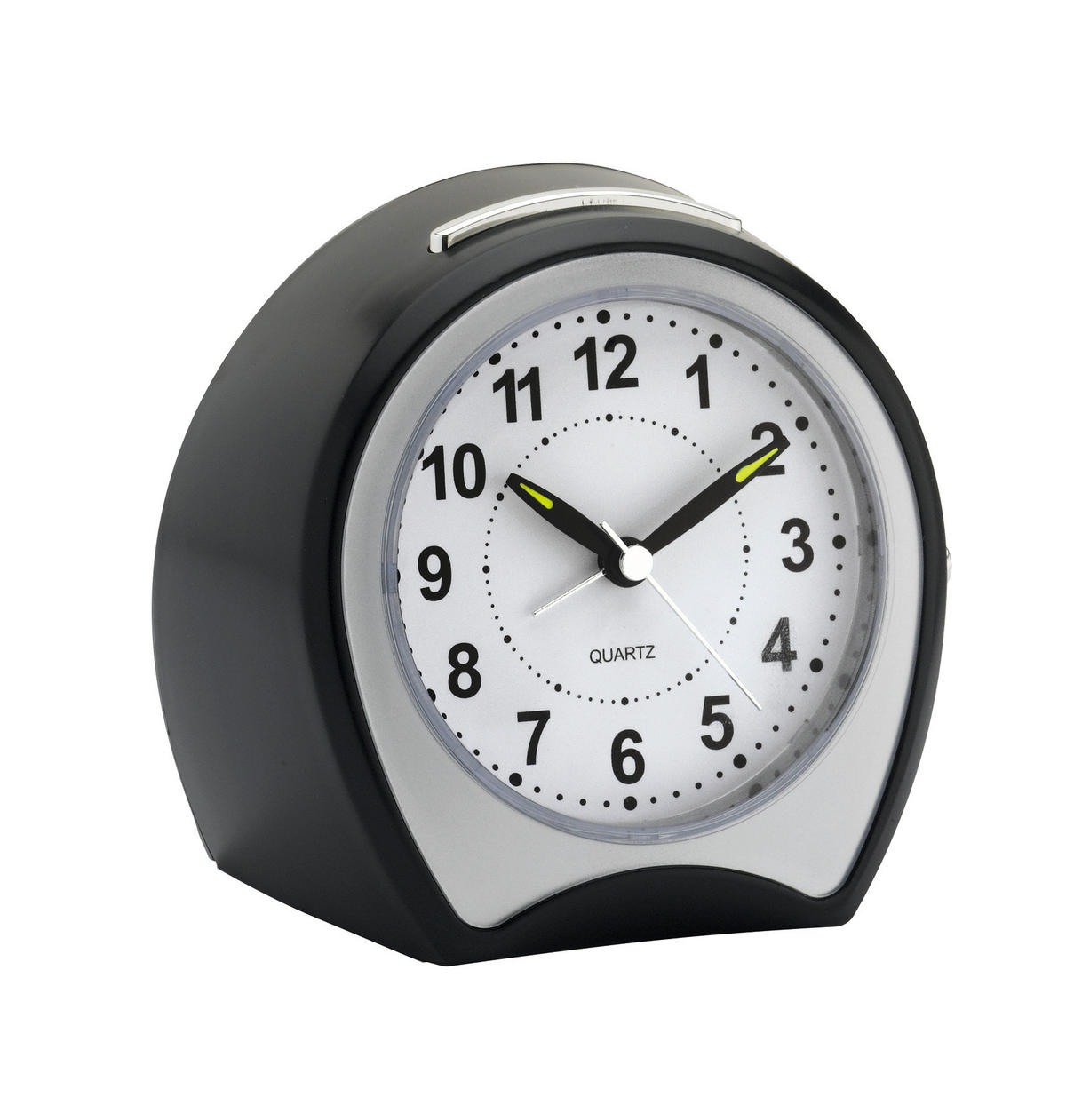 WECKER 11,5/13/7 cm   - Schwarz, KONVENTIONELL, Kunststoff (11,5/13/7cm)