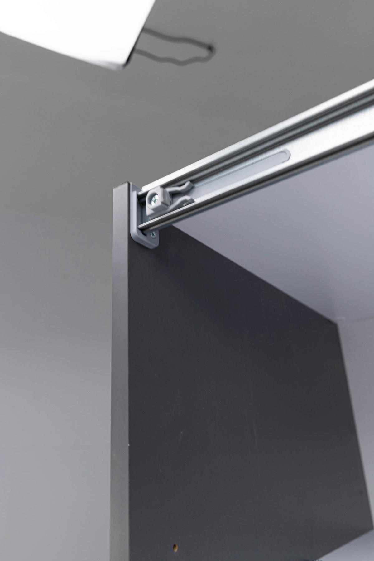SCHIEBETÜRENSCHRANK 175/205/61,5 cm 2-türig Graphitfarben  - Graphitfarben/Schwarz, MODERN, Holzwerkstoff/Metall (175/205/61,5cm) - MID.YOU