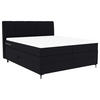 LIT BOXSPRING 180/200 cm  in noir  - noir, Konventionell, textile/métal (180/200cm) - Carryhome