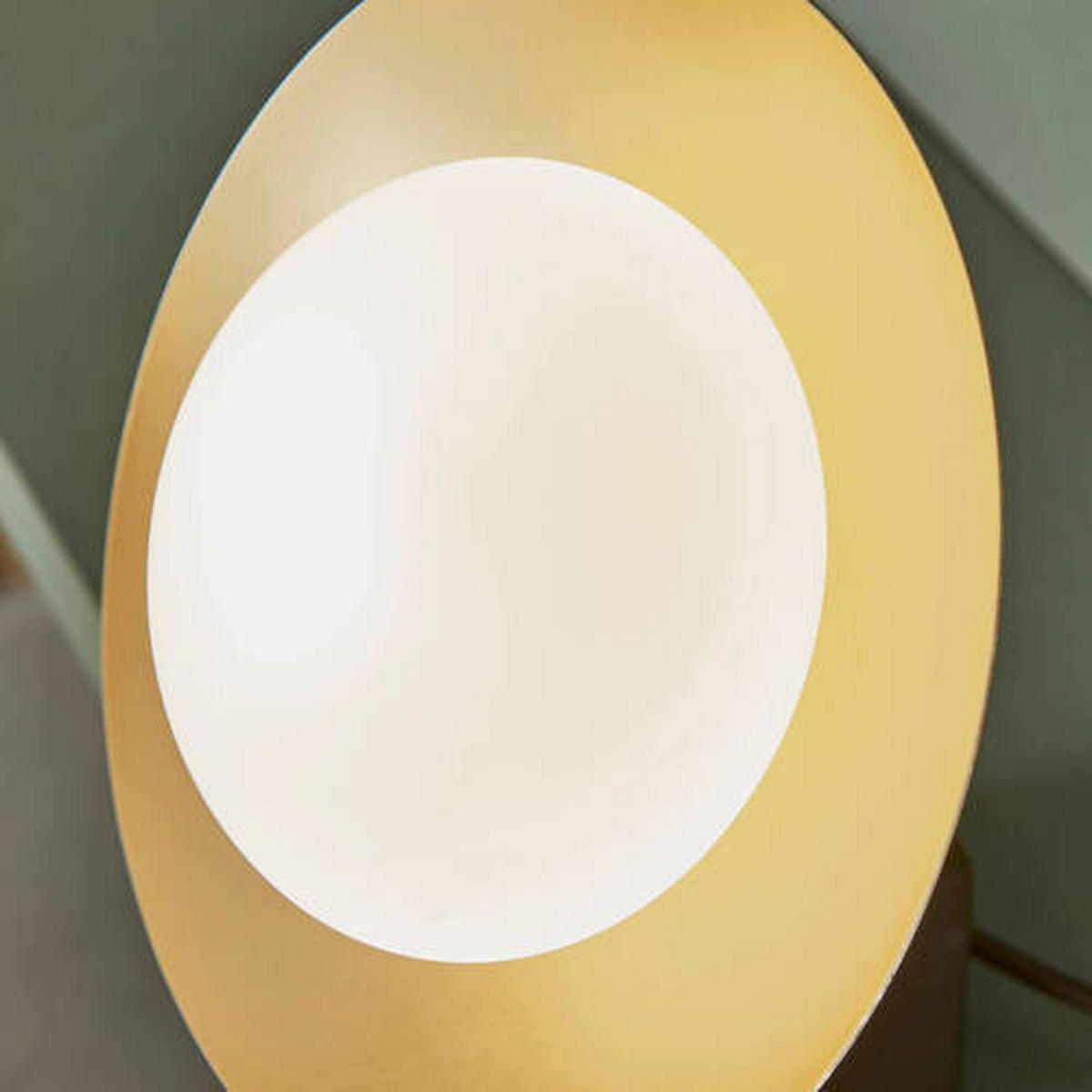 TISCHLEUCHTE 20/22/12.5 cm   - Goldfarben/Opal, KONVENTIONELL, Stein/Metall (20/22/12.5cm) - ENDON