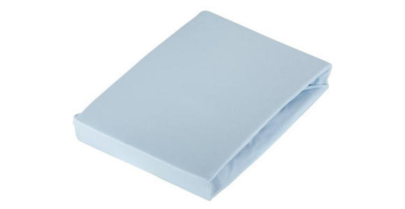 SPANNLEINTUCH 120/200 cm - Hellblau, Basics, Textil (120/200cm) - Novel