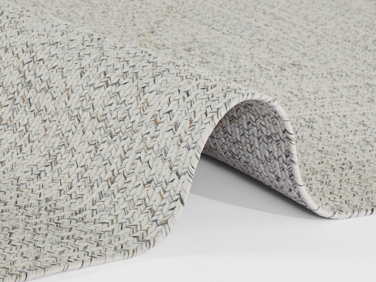 LÄUFER 80/200 cm Braided  - Multicolor/Creme, Design, Kunststoff (80/200cm)
