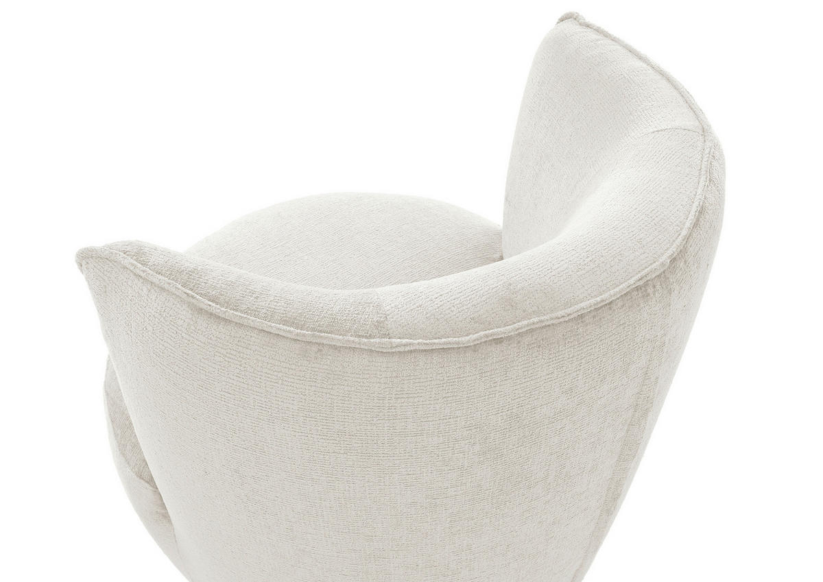 FÅTÖLJ i textil beige  - beige/svart, Modern, metall/textil (77/81/85cm) - MID.YOU