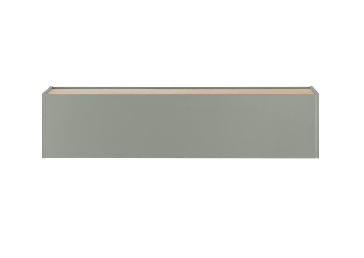 HÄNGEELEMENT Grün, Eichefarben  - Eichefarben/Grün, Design, Holzwerkstoff (150/35/30cm) - Modante