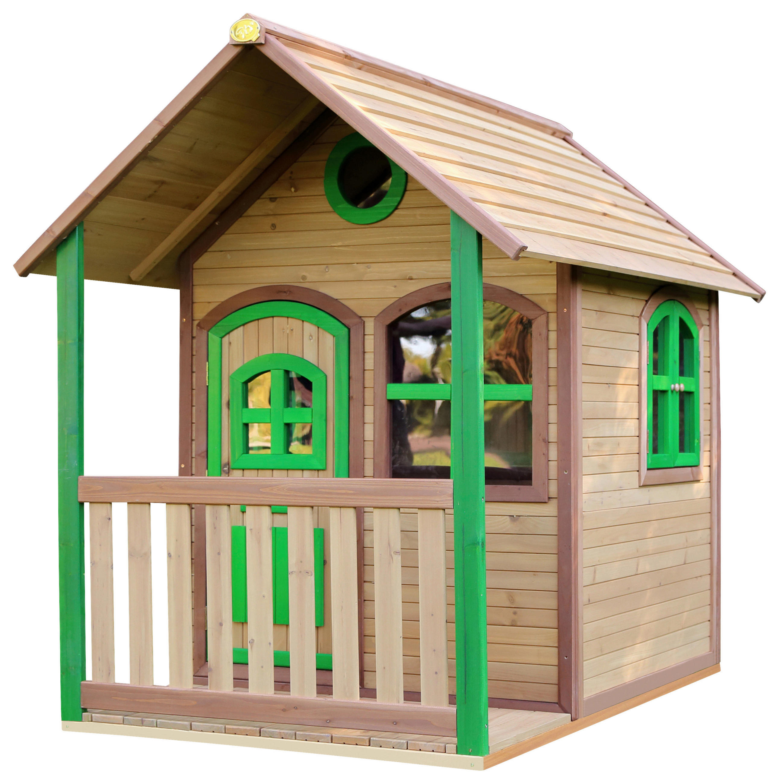 SPIELHAUS 137/178/191 cm SPIELHAUS ALEX  - Braun/Grün, Konventionell, Holz (137/178/191cm)
