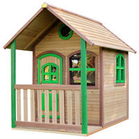SPIELHAUS 137/178/191 cm SPIELHAUS ALEX  - Braun/Grün, KONVENTIONELL, Holz (137/178/191cm)