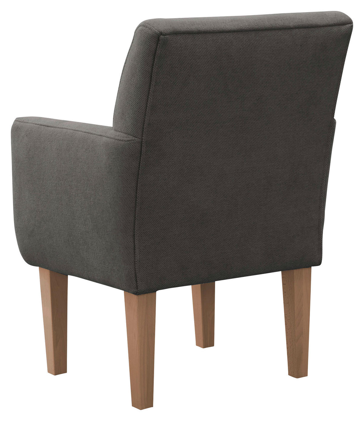 SESSEL in Flachgewebe Anthrazit  - Anthrazit/Naturfarben, KONVENTIONELL, Holz/Textil (66/97/71cm) - Sit & More