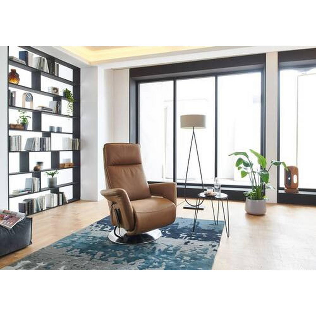 Thumbnail - Valdera Relaxsessel Valdera, Braun, Textil, 83x110x87-172 cm, Goldenes M, Fußauswahl, Lederauswahl, Stoffauswahl, Aufste...