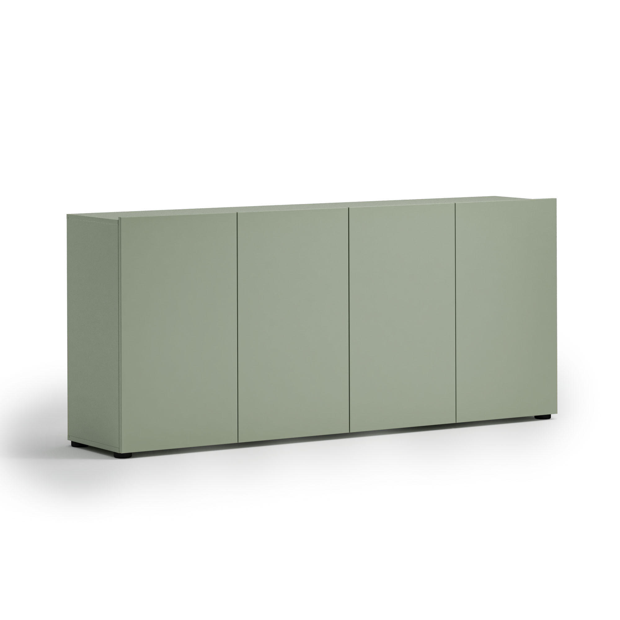 SIDEBOARD 180/79/38 cm  in Grün  - Schwarz/Grün, Design, Holzwerkstoff/Kunststoff (180/79/38cm) - home24