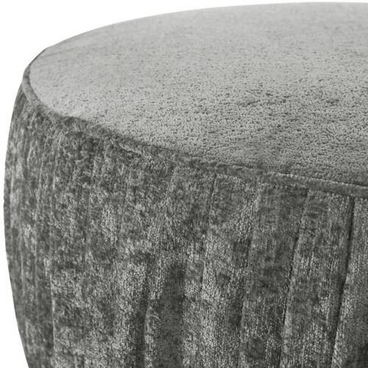 HOCKER in Textil Grau  - Schwarz/Grau, Design, Kunststoff/Textil (75/38/75cm) - Landscape